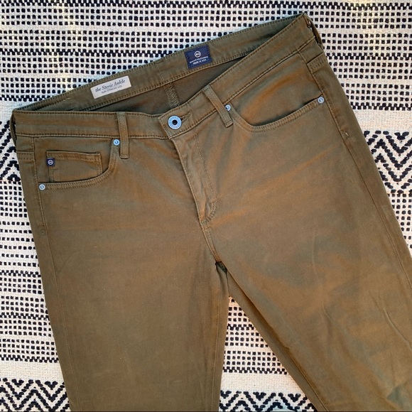 AG Adriano Goldschmied Stevie Slim Straight Leg Pants size 29R - Picture 5 of 10